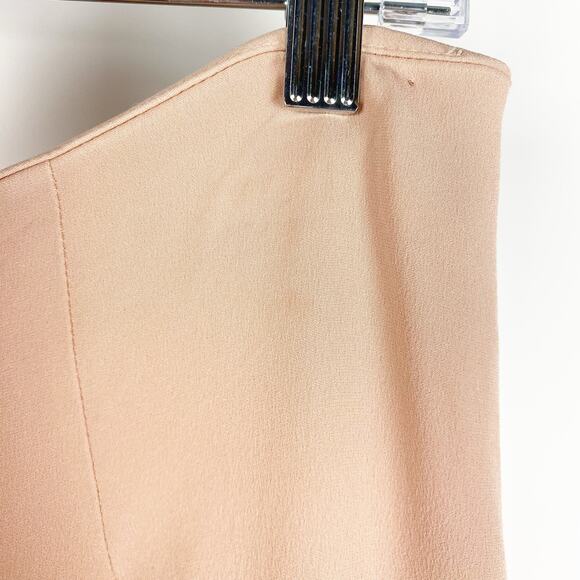 Gianfranco Ferre Forma Vintage Crepe Wide Leg Trouser Pants Peach Womens Size 10 - Picture 10 of 10